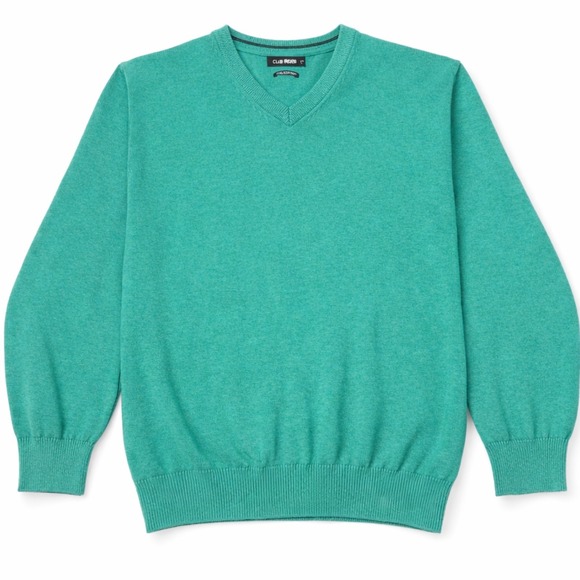 Dunnes Other - Dunnes Men's V-Neck Pullover Sweater XL – Classic Green Lightweight Layering Top
